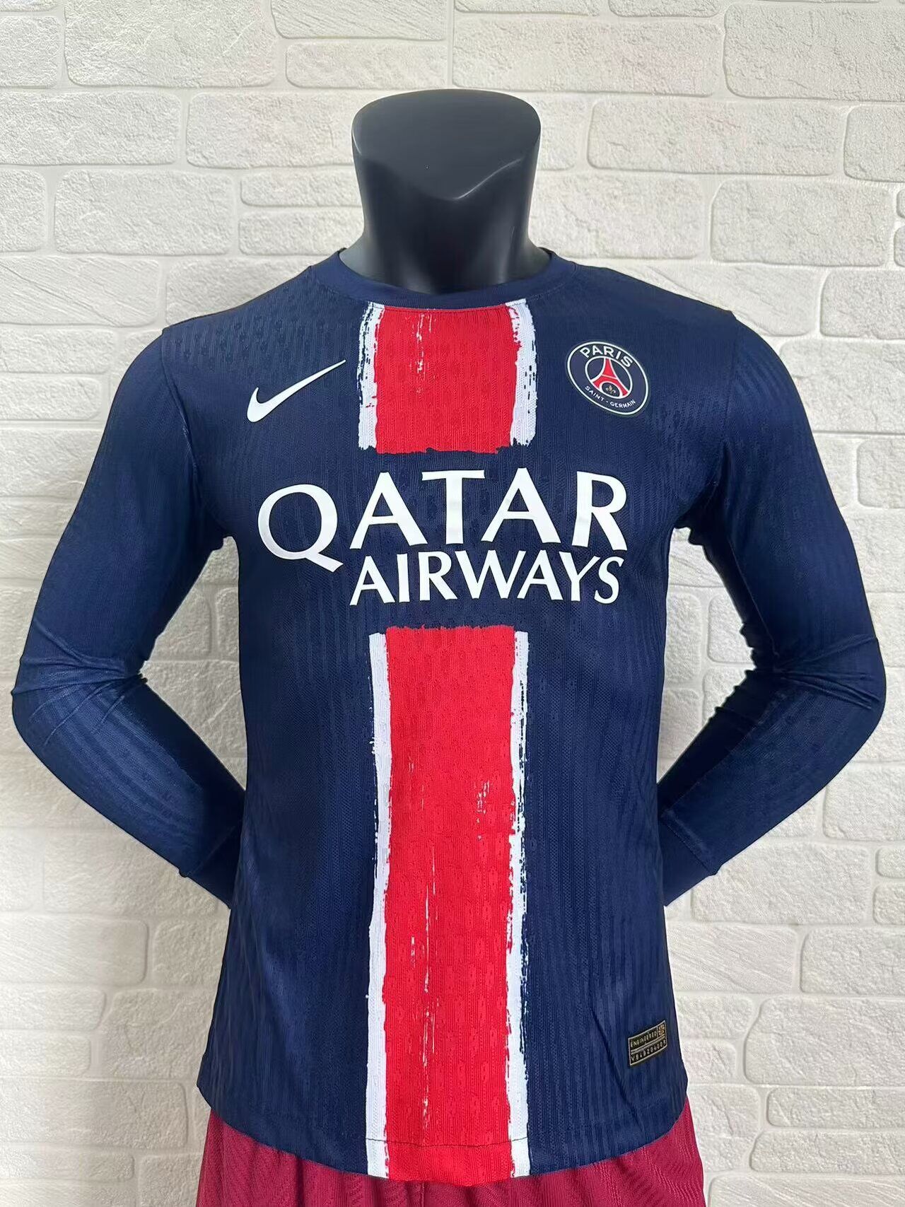 AAA Quality Paris St Germain 24/25 Home Long Jersey(Player)